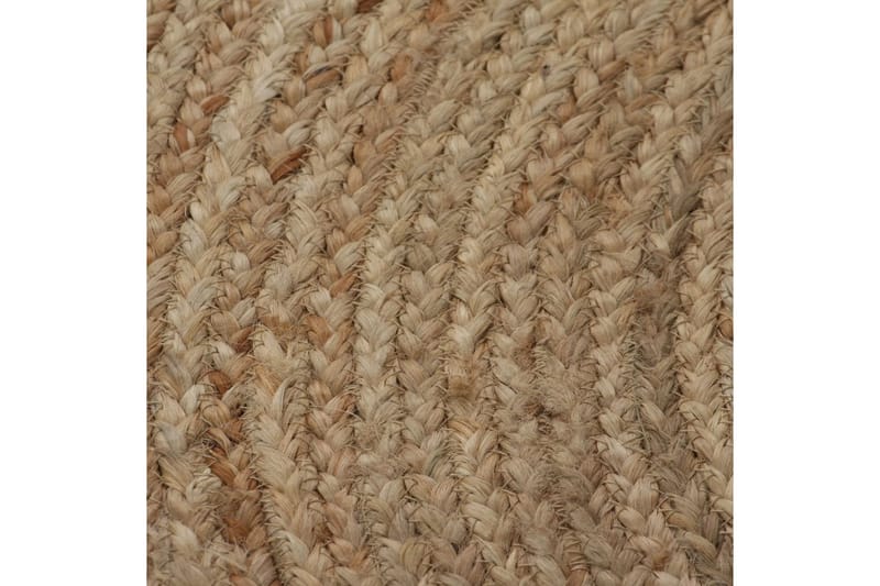 Jutematta flätad rund 90 cm - Beige - Textilier & mattor - Mattor - Modern matta - Jutemattor & sisalmattor