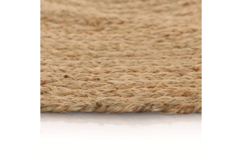 Jutematta flätad rund 90 cm - Beige - Textilier & mattor - Mattor - Modern matta - Jutemattor & sisalmattor