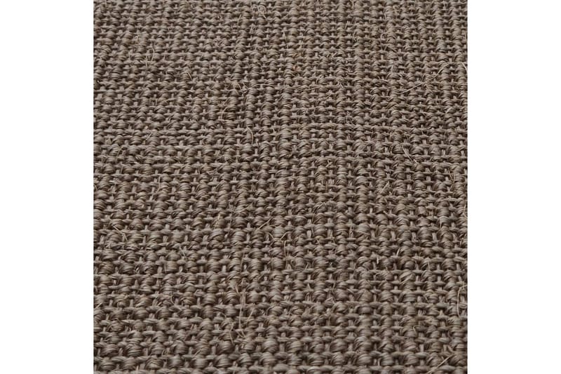 Matta naturlig sisal 66x250 cm brun - Brun - Jutemattor & sisalmattor