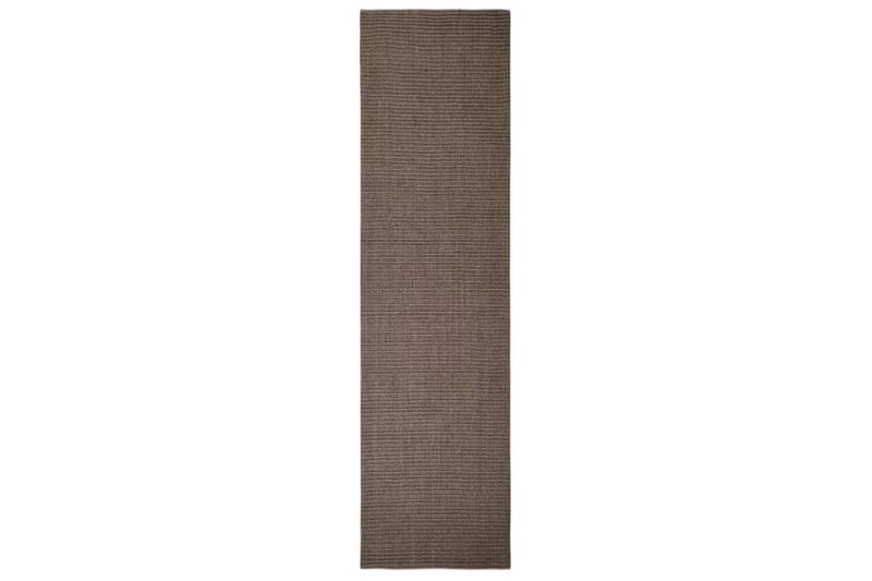 Matta naturlig sisal 66x250 cm brun - Brun - Textilier & mattor - Mattor - Modern matta - Jutemattor & sisalmattor