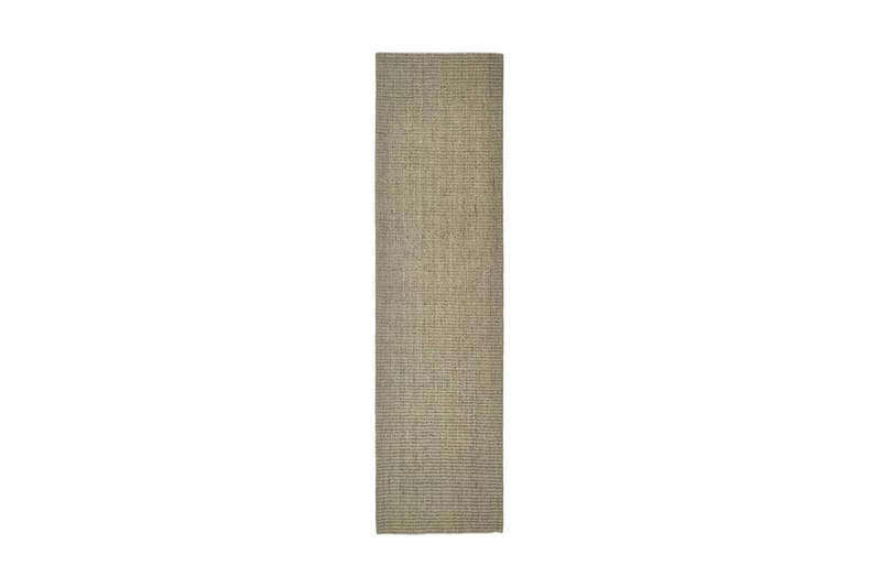 Matta naturlig sisal 66x250 cm taupe - Taupe - Jutemattor & sisalmattor