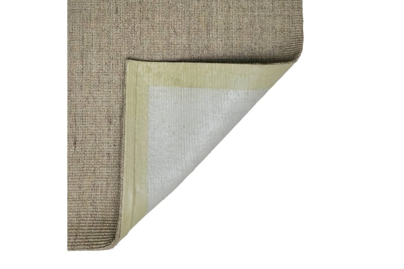 Matta naturlig sisal 66x250 cm taupe - Taupe - Jutemattor & sisalmattor