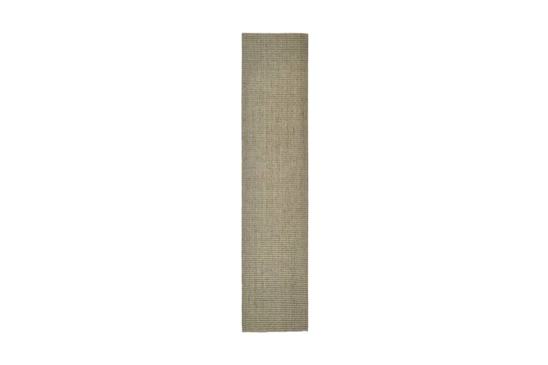 Matta naturlig sisal 66x300 cm taupe - Taupe - Jutemattor & sisalmattor