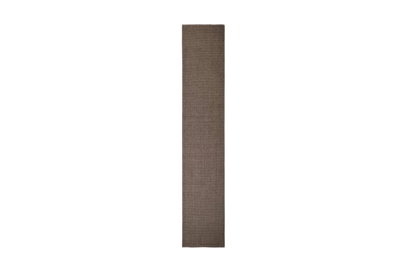 Matta naturlig sisal 66x350 cm brun - Brun - Jutemattor & sisalmattor