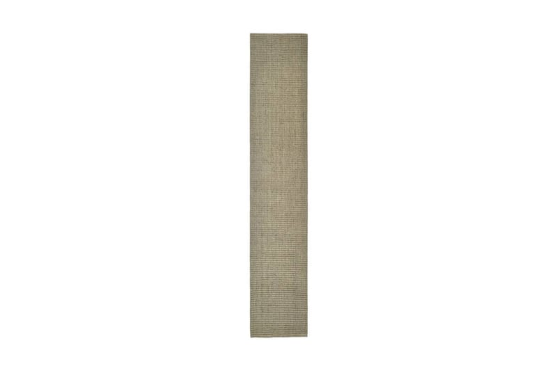 Matta naturlig sisal 66x350 cm taupe - Taupe - Jutemattor & sisalmattor