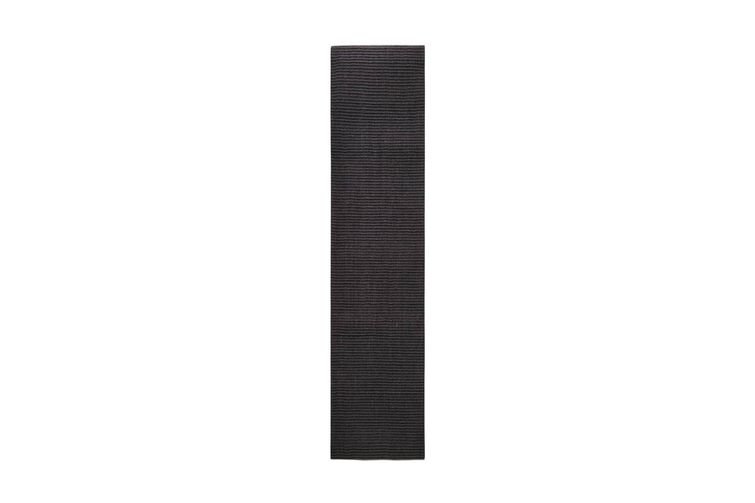 Matta naturlig sisal 80×350 cm svart – Svart