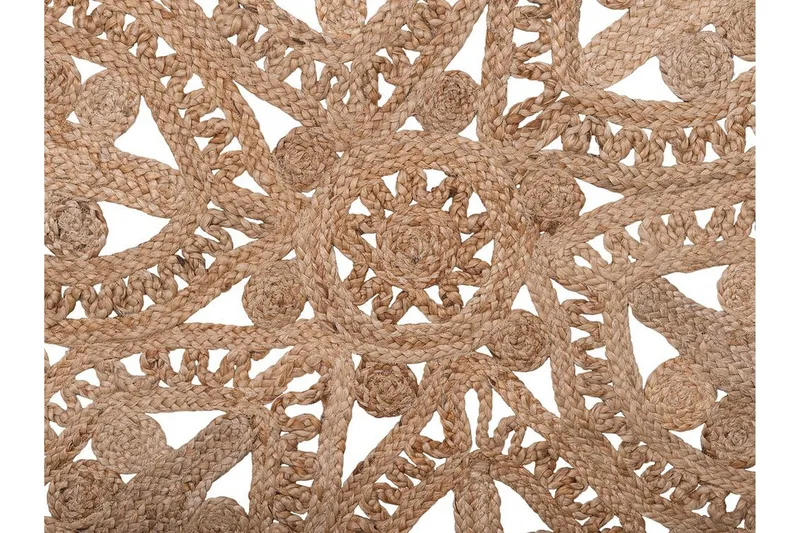 Meckley Matta Slätvävd Rund 120 cm - Beige - Textilier & mattor - Mattor - Modern matta - Jutemattor & sisalmattor