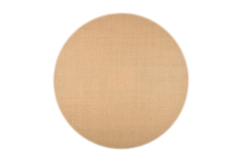 SISAL Matta Rund 133 cm Beige/Grå - Vm Carpet - Jutemattor & sisalmattor