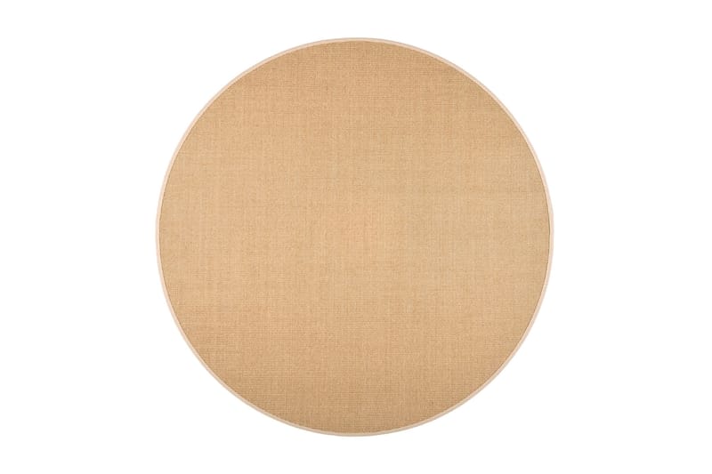 Sisal Matta Rund 160 cm Beige/Grå, Vm Carpet