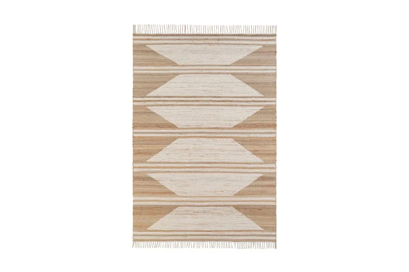 Surat Jutematta 200x300 cm, Natur/Krämvit