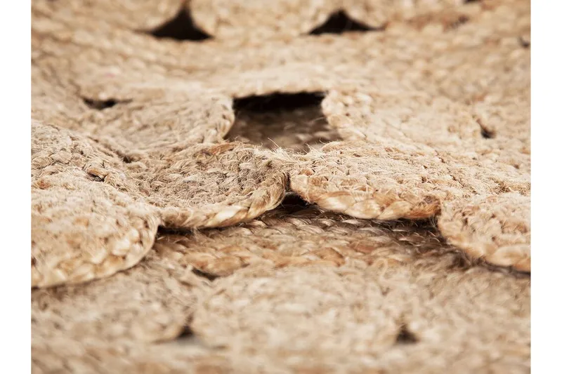 Szypowski Matta Slätvävd Rund 120 cm - Beige - Textilier & mattor - Mattor - Modern matta - Jutemattor & sisalmattor