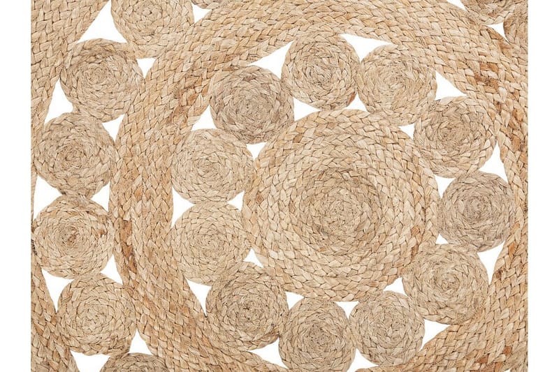 Szypowski Matta Slätvävd Rund 120 cm - Beige - Textilier & mattor - Mattor - Modern matta - Jutemattor & sisalmattor