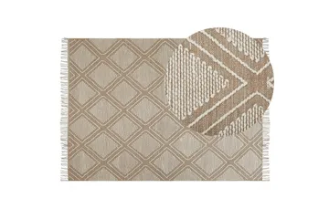 Kacem Bomullsmatta 140x200 cm - Beige - Textilier & mattor - Mattor - Modern matta - Bomullsmattor