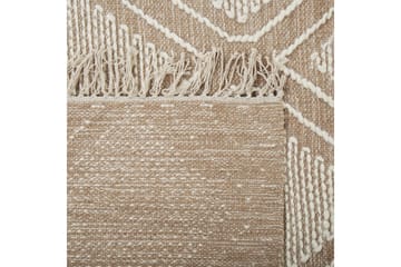 Kacem Bomullsmatta 160x230 cm - Beige - Textilier & mattor - Mattor - Modern matta - Bomullsmattor