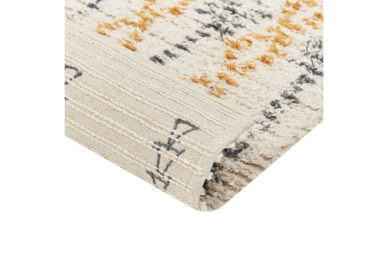 Kadapa Bomullsmatta 140x200 cm - Gul - Textilier & mattor - Mattor - Modern matta - Bomullsmattor