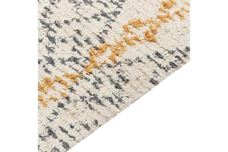 Kadapa Bomullsmatta 160x230 cm - Gul - Textilier & mattor - Mattor - Modern matta - Bomullsmattor