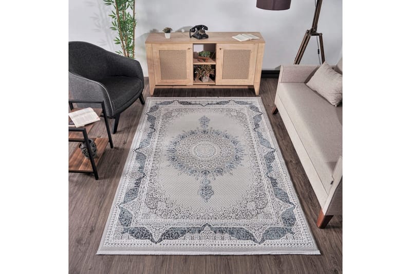 Claggan Wiltonmatta 160x230 cm Rektangulär - Mörkblå - Textilier & mattor - Mattor - Modern matta - Friezemattor