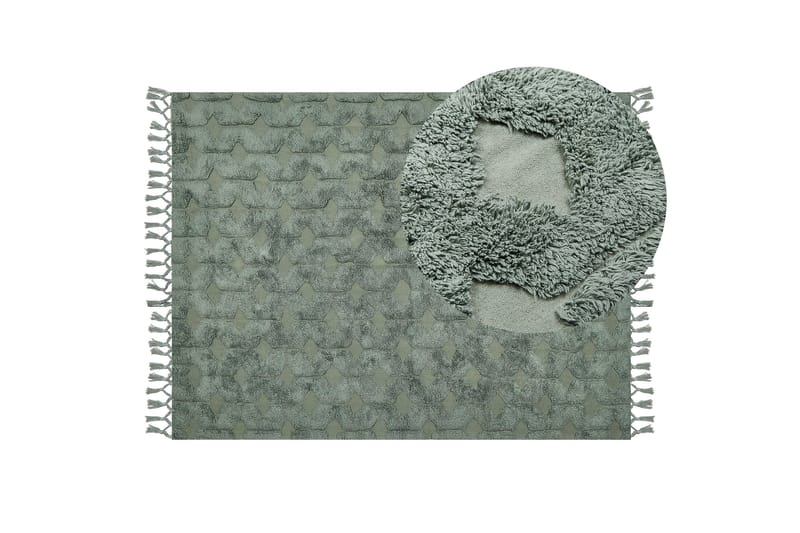 Kars Ryamatta 140x200 cm - Grön - Textilier & mattor - Mattor - Modern matta - Ryamattor