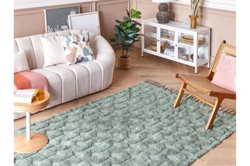Kars Ryamatta 160x230 cm - Grön - Textilier & mattor - Mattor - Modern matta - Ryamattor
