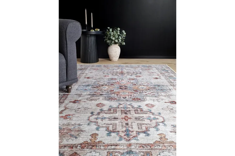 Kashan Wiltonmatta 160x230 cm Rektangulär - Flerfärgad - Textilier & mattor - Mattor - Modern matta - Friezemattor