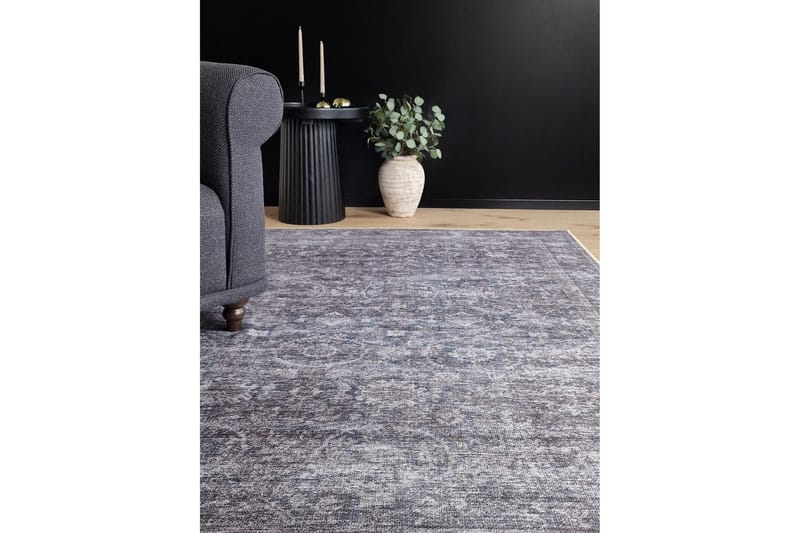 Kashan Wiltonmatta 200x300 cm Rektangulär - Blå - Textilier & mattor - Mattor - Modern matta - Friezemattor