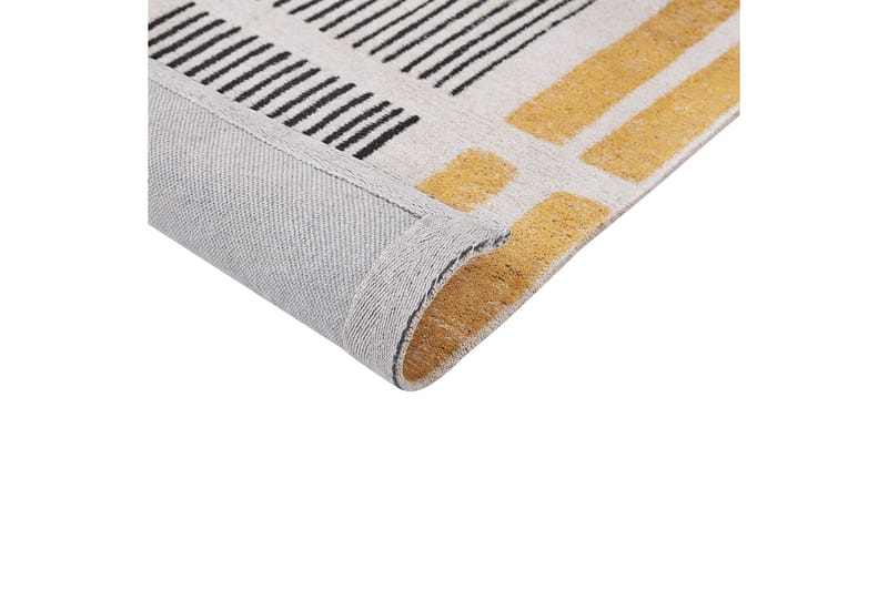 Katra Bomullsmatta 140x200 cm - Gul - Textilier & mattor - Mattor - Modern matta - Ryamattor