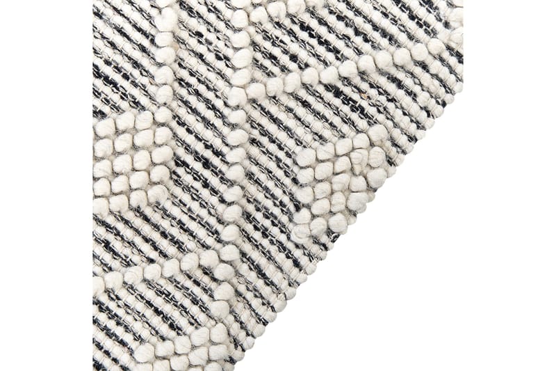 Kavak Ullmatta 160x230 cm - Svart/Vit - Textilier & mattor - Mattor - Modern matta - Ullmattor