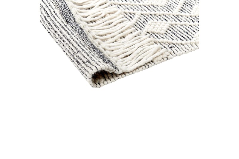Kavak Ullmatta 160x230 cm - Svart/Vit - Textilier & mattor - Mattor - Modern matta - Ullmattor