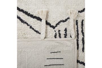 Kebir Bomullsmatta 160x230 cm - Svart/Vit - Textilier & mattor - Mattor - Modern matta - Bomullsmattor