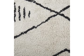 Kebir Bomullsmatta 80x150 cm - Svart/Vit - Textilier & mattor - Mattor - Modern matta - Bomullsmattor