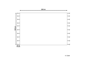 Kenitra Bomullsmatta 140x200 cm - Svart/Vit - Textilier & mattor - Mattor - Modern matta - Bomullsmattor