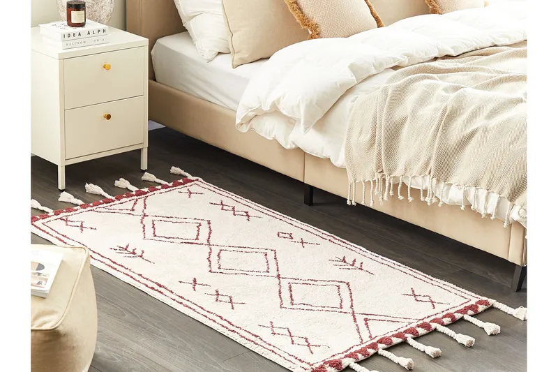 Kenitra Bomullsmatta 80x150 cm - Svart/Vit - Textilier & mattor - Mattor - Modern matta - Bomullsmattor