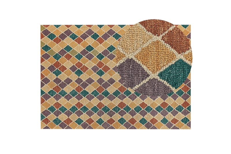 Keskin Ullmatta 160x230 cm - Beige - Textilier & mattor - Mattor - Modern matta - Ullmattor