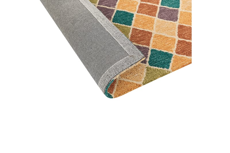Keskin Ullmatta 200x200 cm Kvadratisk Beige - Textilier & mattor - Mattor - Modern matta - Ullmattor
