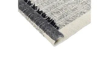 Ketenli Ullmatta 80x150 cm - Svart/Vit - Textilier & mattor - Mattor - Modern matta - Ullmattor