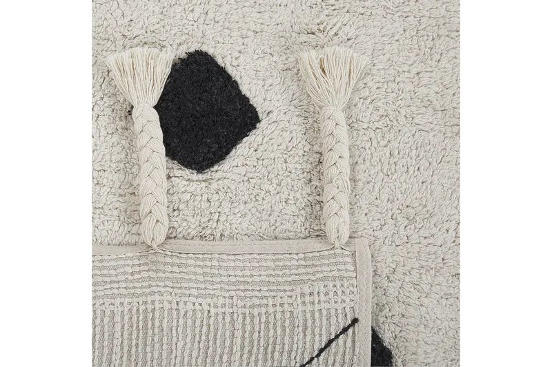 Khemisset Bomullsmatta 160x230 cm - Svart/Vit - Textilier & mattor - Mattor - Modern matta - Bomullsmattor