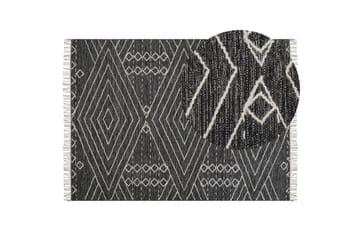 Khenifra Bomullsmatta 160x230 cm - Svart/Vit - Textilier & mattor - Mattor - Modern matta - Bomullsmattor