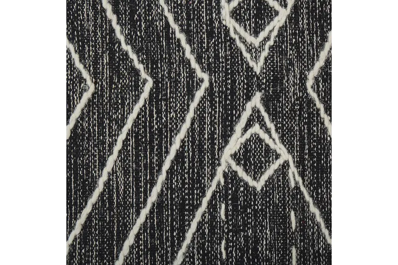 Khenifra Bomullsmatta 80x150 cm - Svart/Vit - Textilier & mattor - Mattor - Modern matta - Bomullsmattor