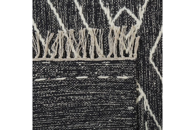 Khenifra Bomullsmatta 80x150 cm - Svart/Vit - Textilier & mattor - Mattor - Modern matta - Bomullsmattor
