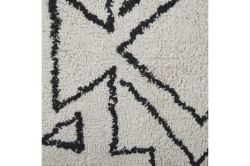 Khouribga Bomullsmatta 140x200 cm - Svart/Vit - Textilier & mattor - Mattor - Modern matta - Bomullsmattor