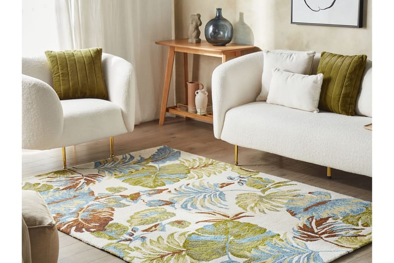 Kinik Ullmatta 200x200 cm Beige - Textilier & mattor - Mattor - Modern matta - Ullmattor