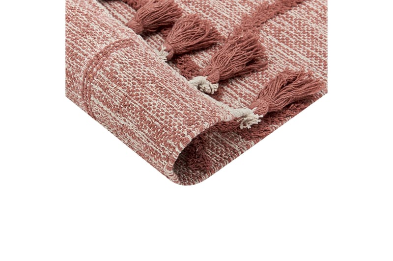 Kirsehir Bomullsmatta 160x230 cm - Röd - Textilier & mattor - Mattor - Modern matta - Bomullsmattor