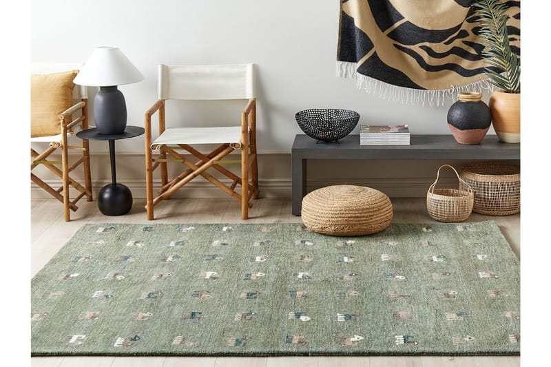 Kizarli Ryamatta 160x230 cm Grön - Textilier & mattor - Mattor - Modern matta - Ryamattor