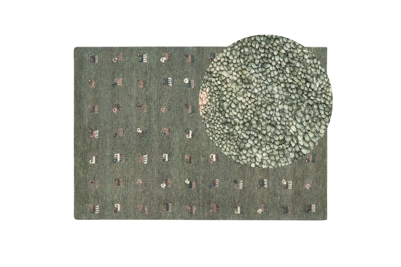 Kizarli Ryamatta 160x230 cm Grön - Textilier & mattor - Mattor - Modern matta - Ryamattor