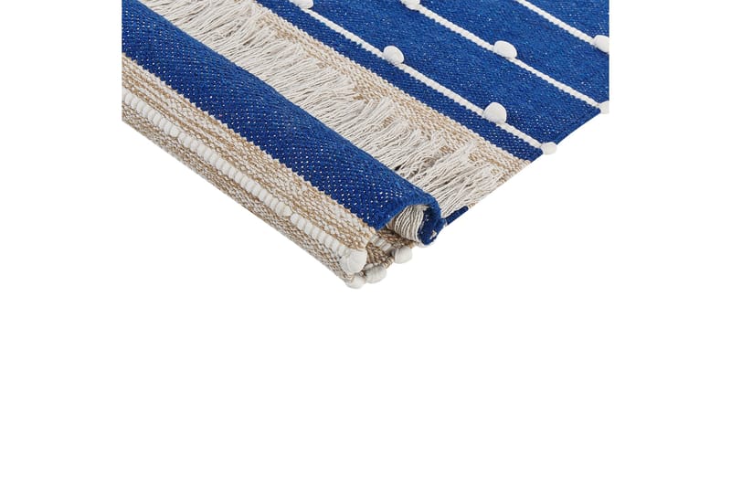 Kondhali Ryamatta 80x150 cm - Blå - Textilier & mattor - Mattor - Modern matta - Bomullsmattor