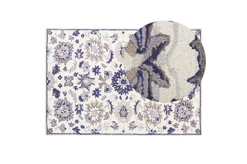 Kumru Ullmatta 140x200 cm Beige - Textilier & mattor - Mattor - Modern matta - Ullmattor