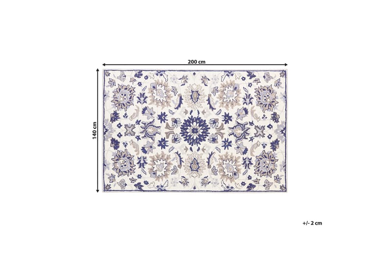 Kumru Ullmatta 140x200 cm Beige - Textilier & mattor - Mattor - Modern matta - Ullmattor