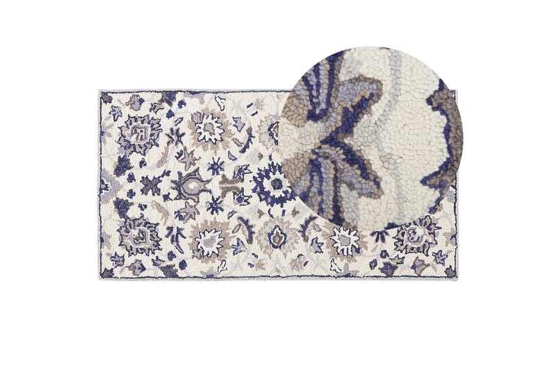 Kumru Ullmatta 80x150 cm Beige - Textilier & mattor - Mattor - Modern matta - Ullmattor