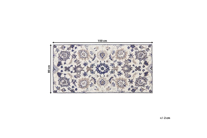 Kumru Ullmatta 80x150 cm Beige - Textilier & mattor - Mattor - Modern matta - Ullmattor