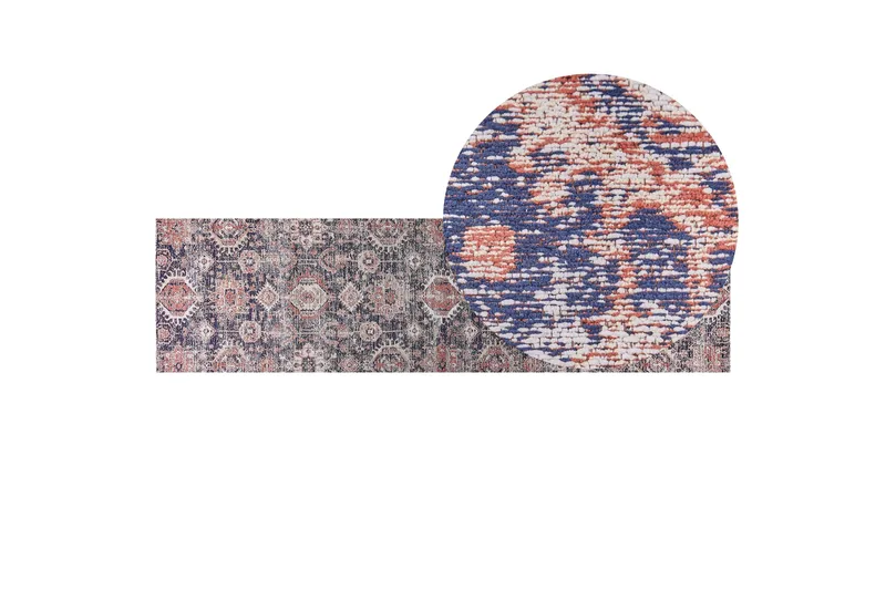 Kurin Gångmatta 80x300 cm - Blå - Textilier & mattor - Mattor - Modern matta - Gångmattor